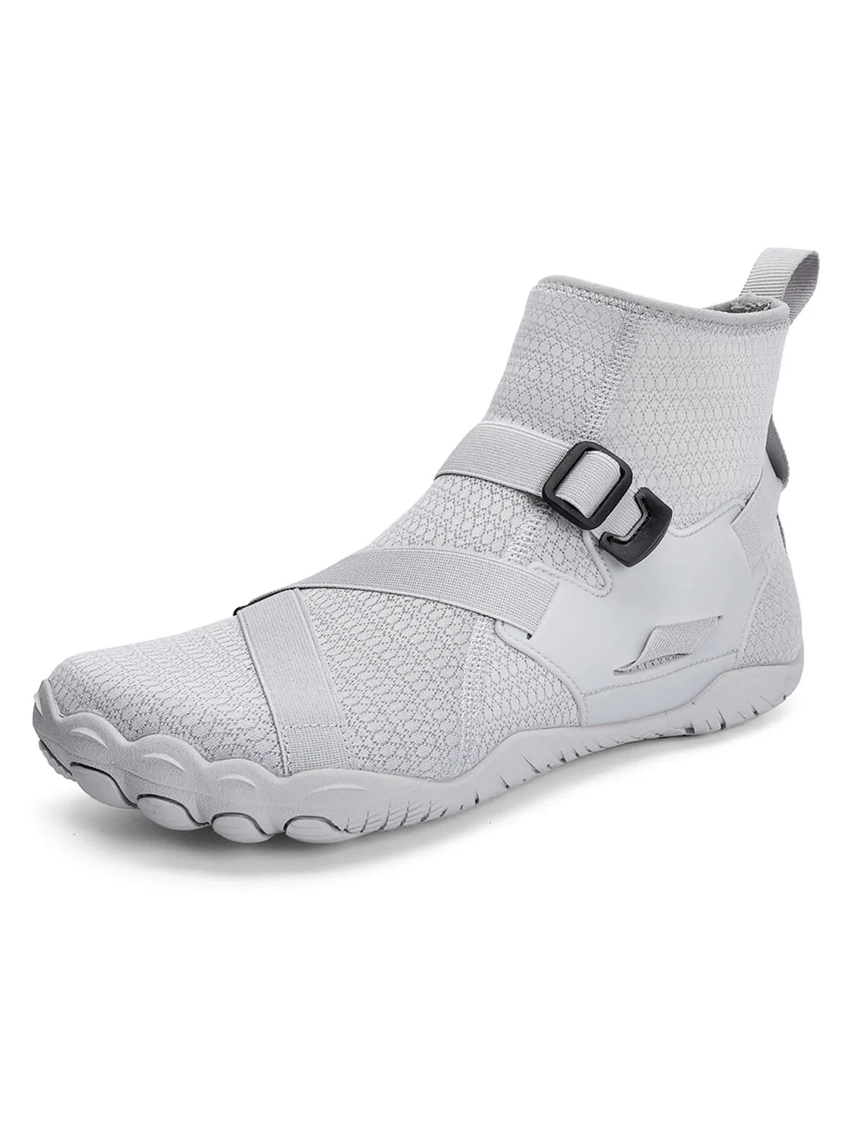 Solid High-cut Round Toe Casual Style Sneakers