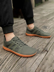 Casual Style Mid-cup Flat Heel Mesh Sneakers