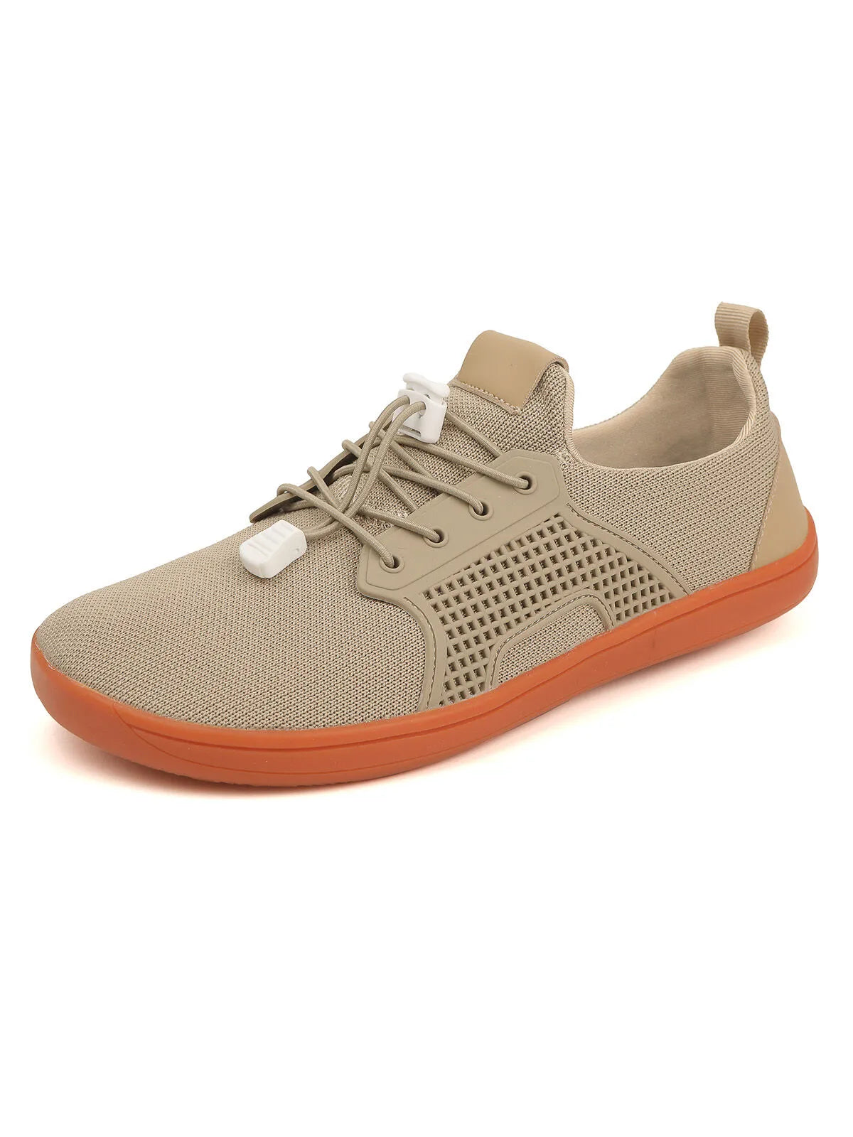 Solid Mid-cup Flat Heel Mesh Sneakers