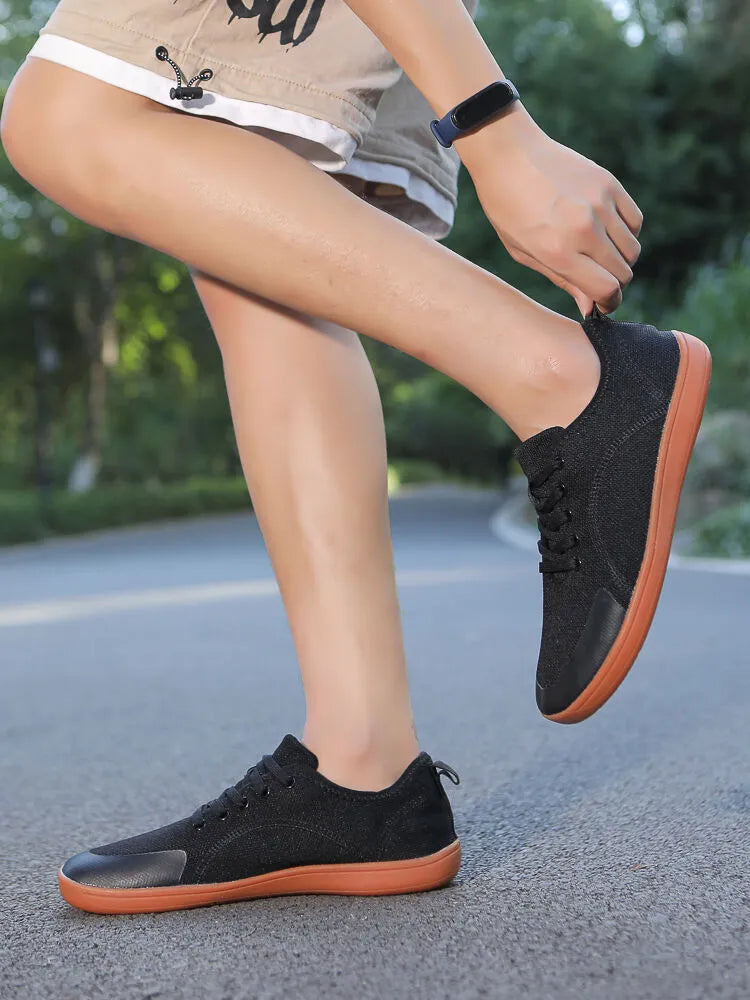 Mid-cup Flat Heel Round Toe Sneakers