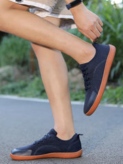 Mid-cup Flat Heel Round Toe Sneakers