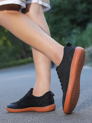 Mid-cup Flat Heel Round Toe Sneakers