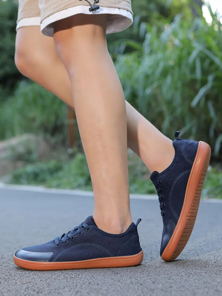 Mid-cup Flat Heel Round Toe Sneakers