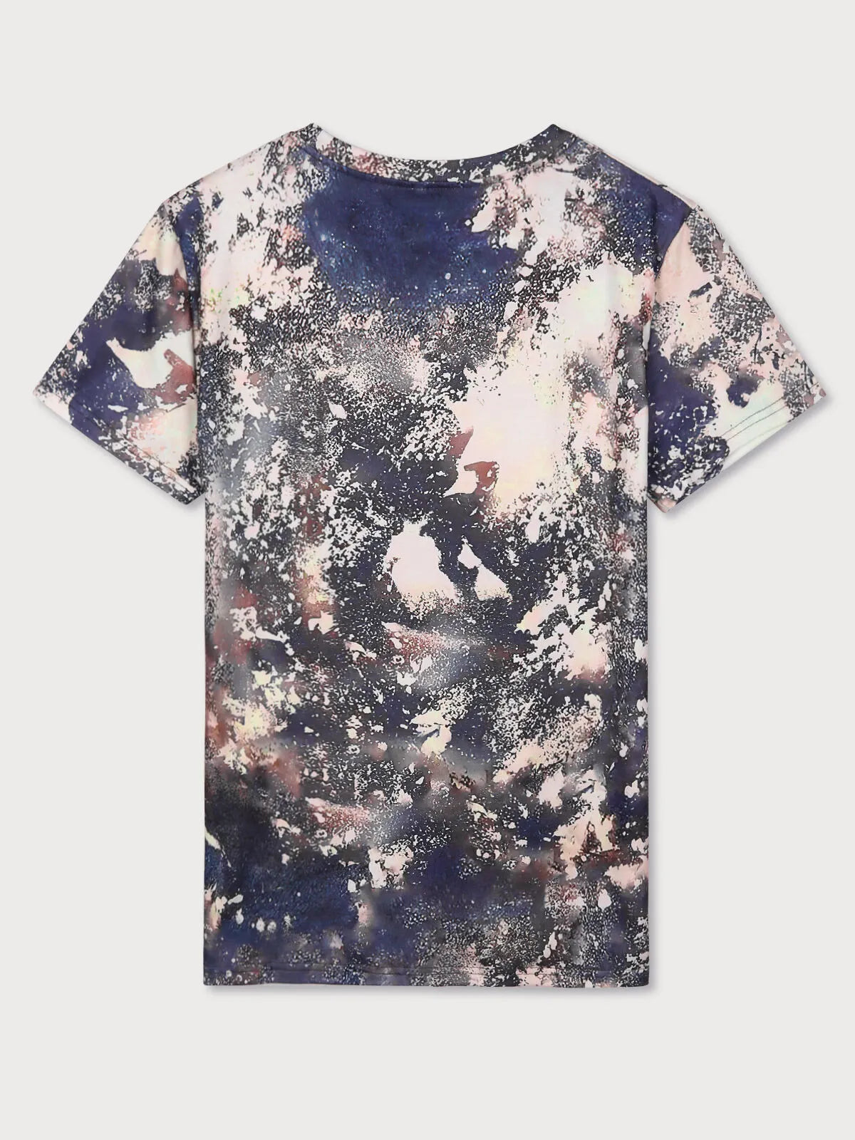 Chevron Round Neck Regular Sleeve Short Sleeve T-shirt