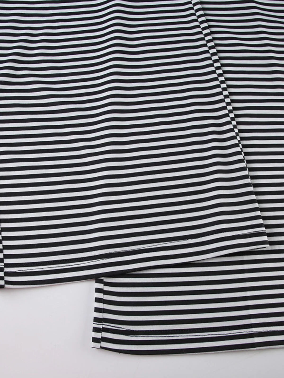 Chic Casual Fitted Comfy Striped Print Daily Wear Low Rise Palazzo Pants