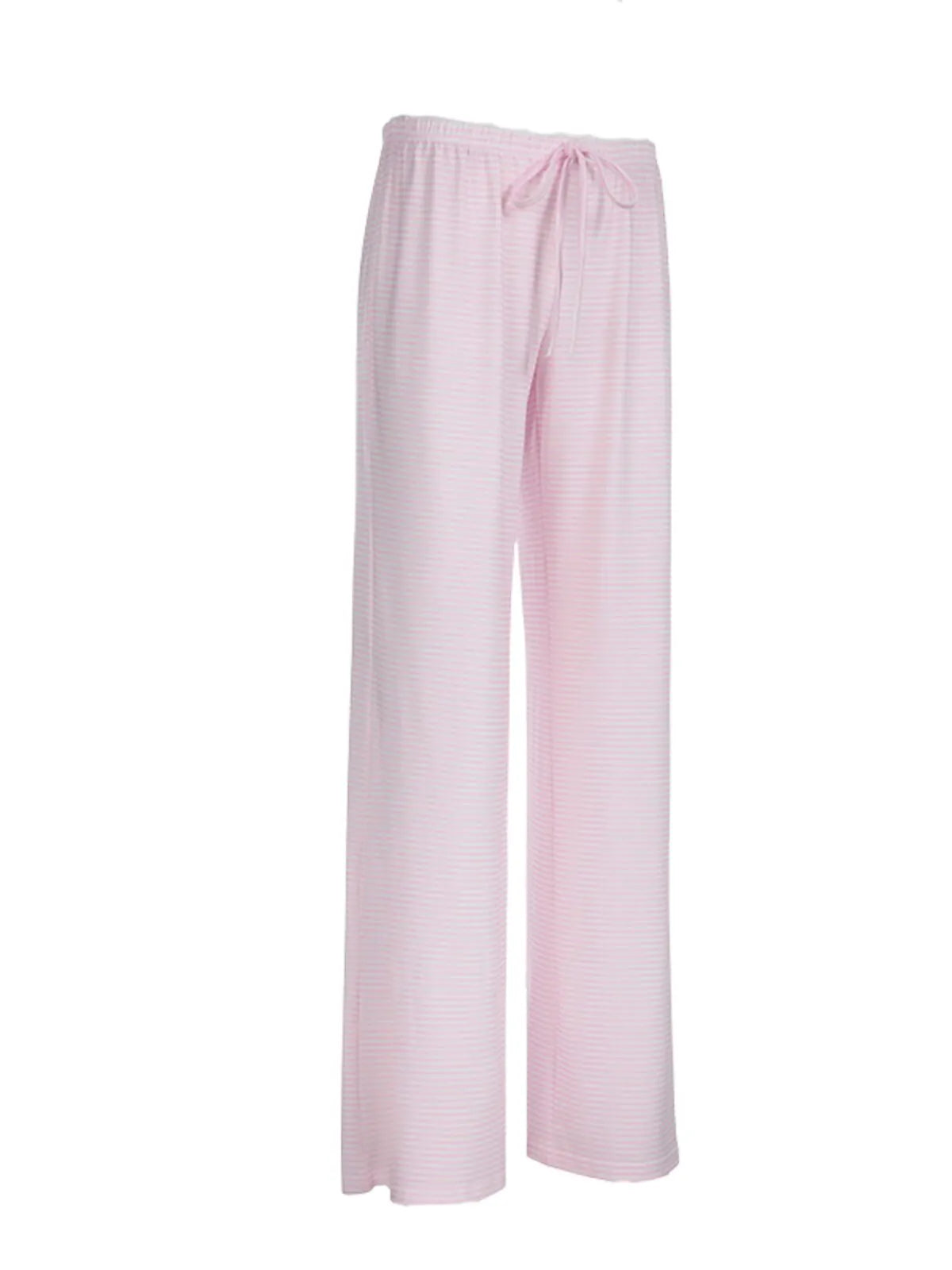Chic Casual Fitted Comfy Striped Print Daily Wear Low Rise Palazzo Pants
