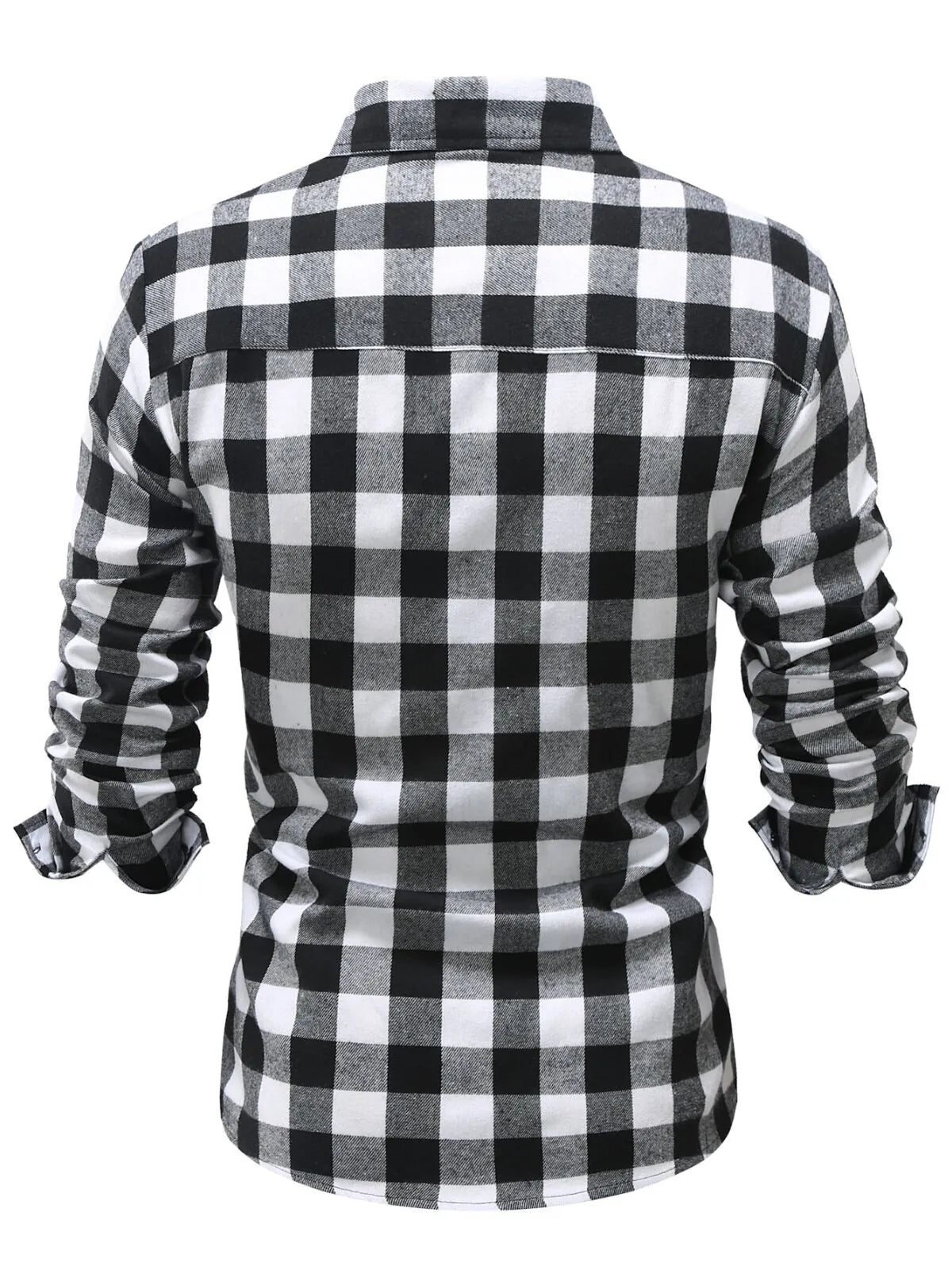 Classic Plaid Lapel Shirt
