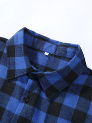 Classic Plaid Lapel Shirt