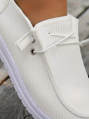 Classic Round Toe Pu Leather Slip-on Flats