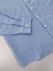 Classic Striped Lapel Shirt