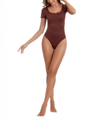 Solid Square Neck High Rise Bodysuits