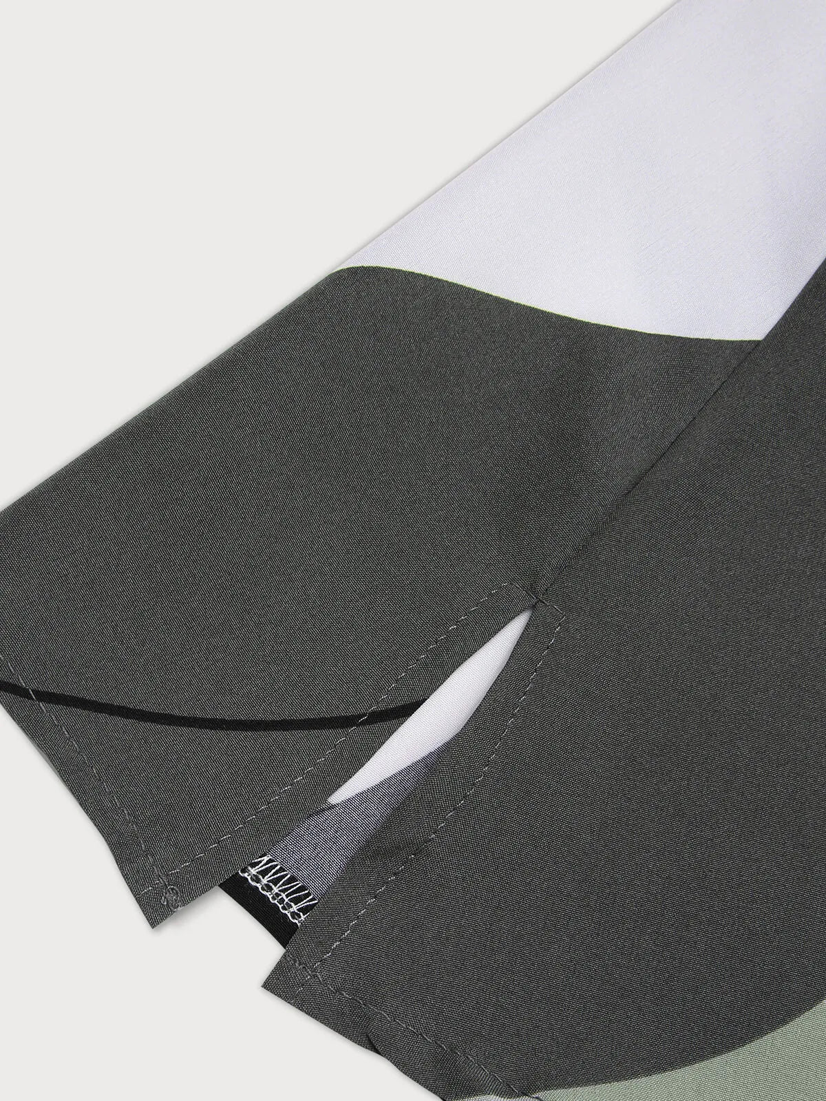 Colorblock Button Round Neck Tank