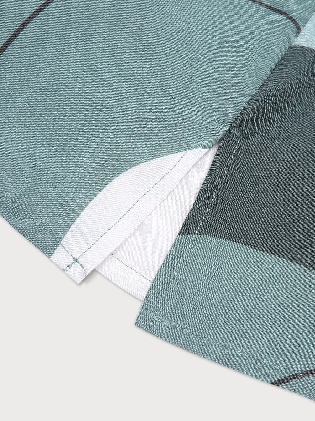 Colorblock Button Round Neck Tank