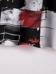 Colorblock Lapel Regular Sleeve Short Sleeve Polo