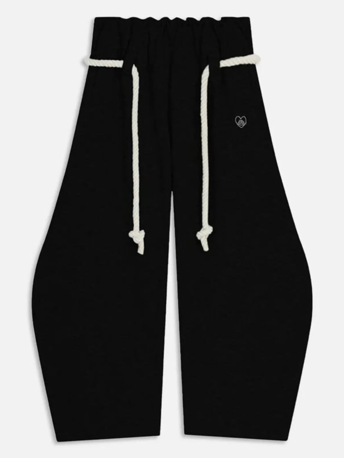 Comfortable Casual Elastic Waist Lantern Baggy Wide Leg Sweatpants