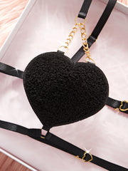 Solid Lace-up Lace Chain Sexy Lingerie