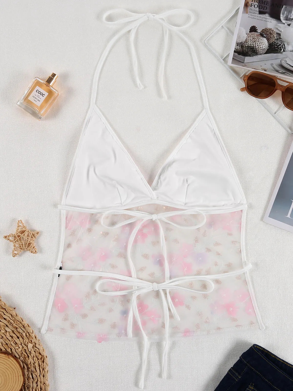 Ditsy Floral 3D Spaghetti Strap Cami
