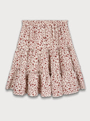 Ditsy Floral Ruffles High Rise Skirt