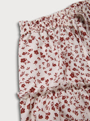 Ditsy Floral Ruffles High Rise Skirt