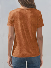 Dragonfly Round Neck Regular Sleeve Short Sleeve T-shirt