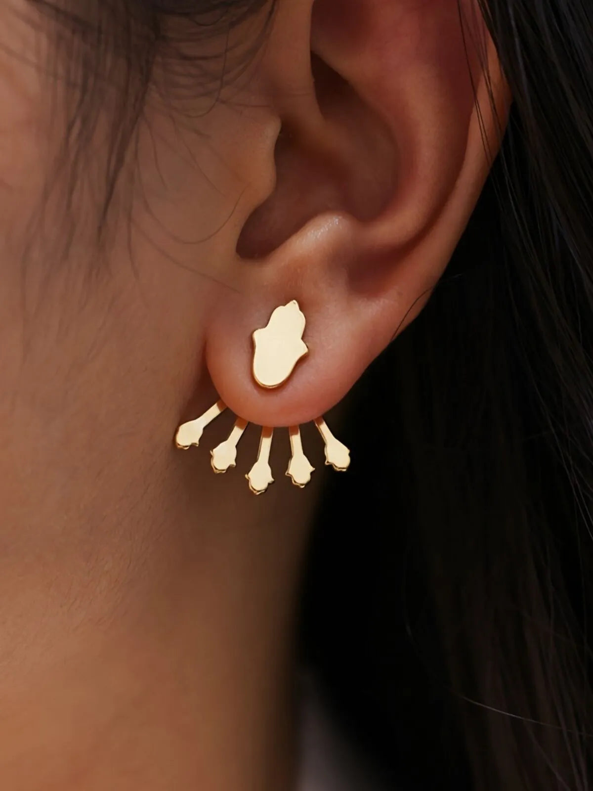 Elegant Style 1 Pair Copper Stud Earring