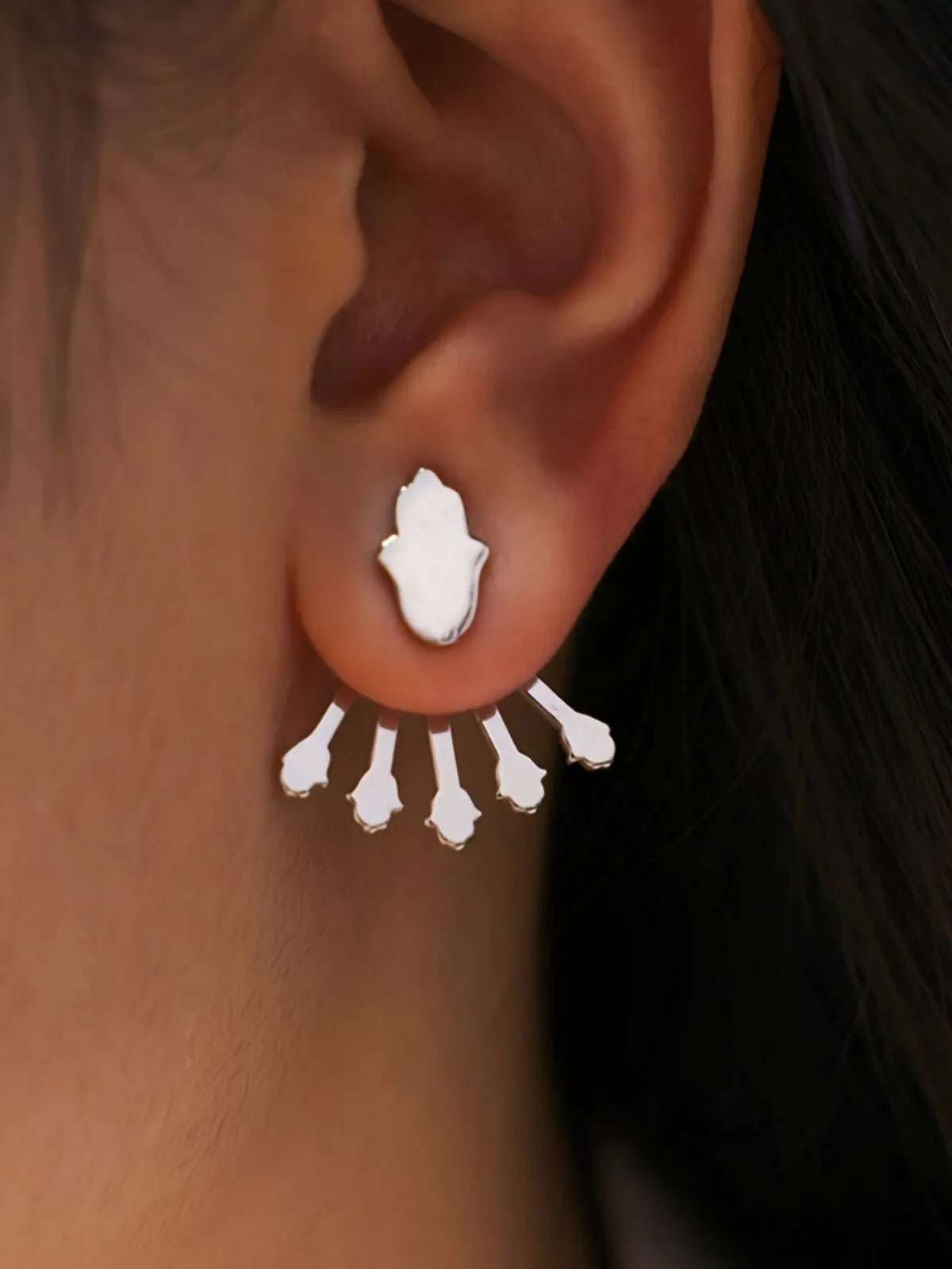 Elegant Style 1 Pair Copper Stud Earring
