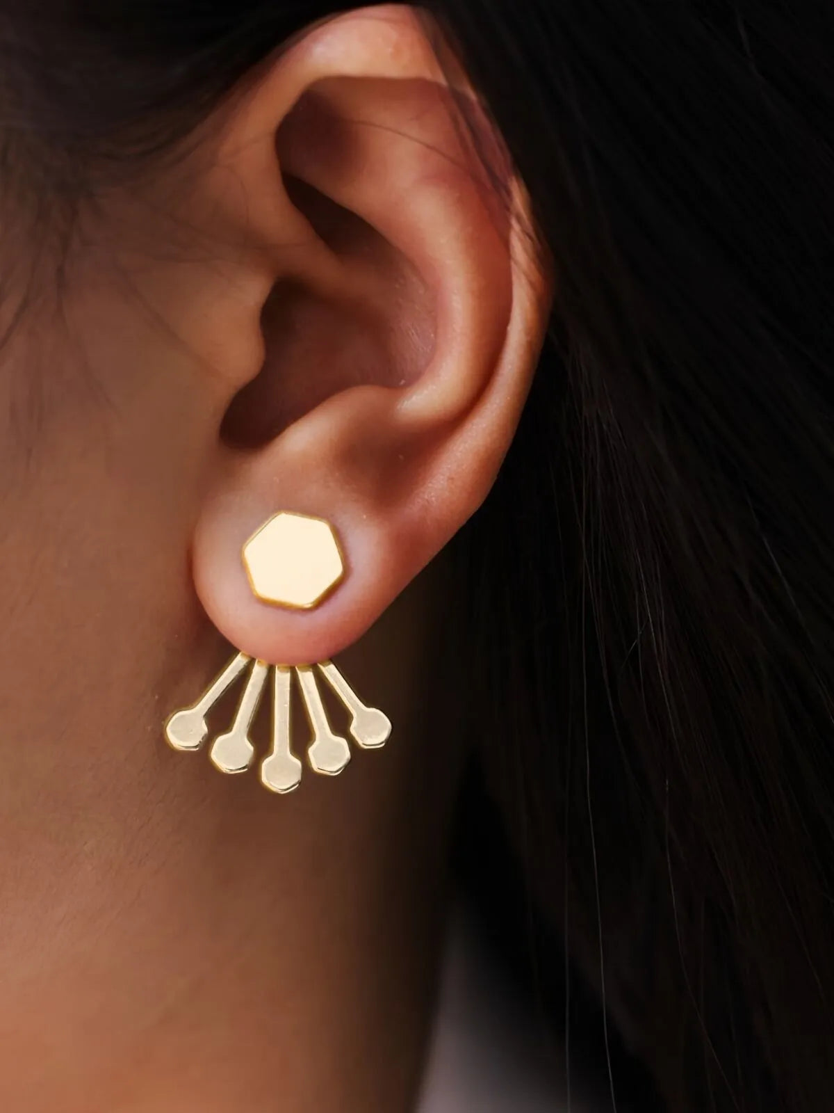 Elegant Style 1 Pair Copper Stud Earring