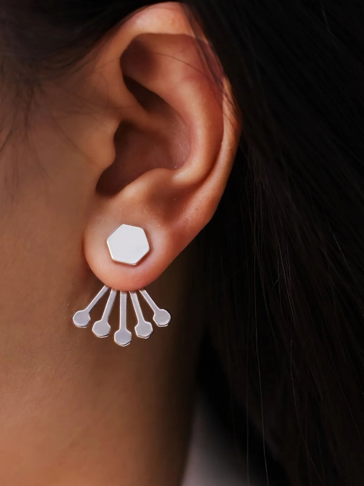 Elegant Style 1 Pair Copper Stud Earring