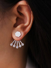 Elegant Style 1 Pair Copper Stud Earring