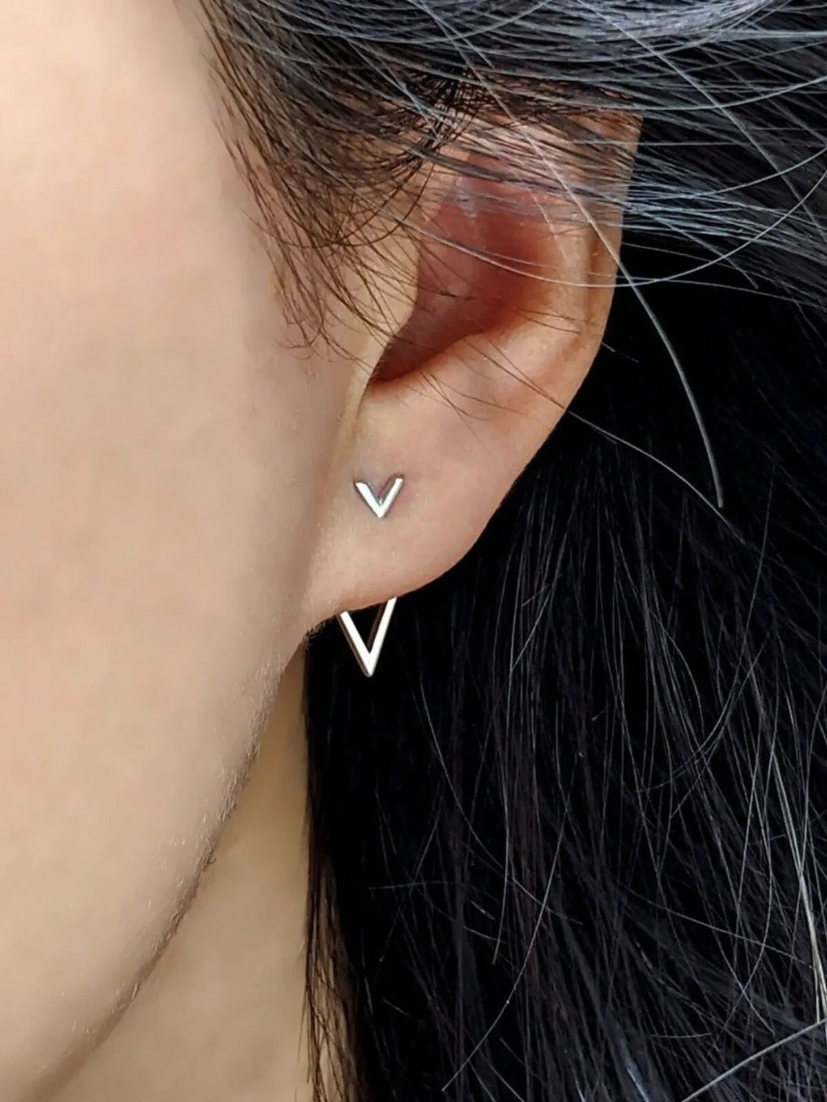 Elegant Style 1 Pair Copper Stud Earrings