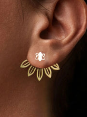 Elegant Style 1 Pair Copper Stud Earrings