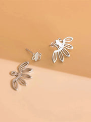 Elegant Style 1 Pair Copper Stud Earrings