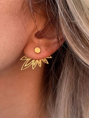 Elegant Style 1 Pair Copper Stud Earrings