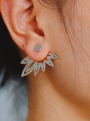 Elegant Style 1 Pair Copper Stud Earrings