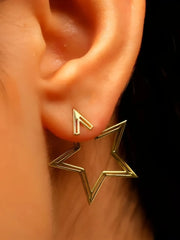 Elegant Style 1 Pair Copper Stud Earrings