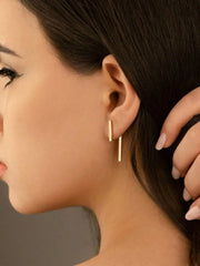 Elegant Style 1 Pair Copper Stud Earrings