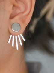 Elegant Style 1 Pair Copper Stud Earrings