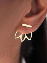 Elegant Style 1 Pair Copper Stud Earrings