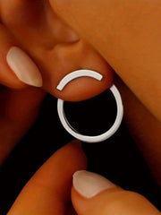 Elegant Style 1 Pair Copper Stud Earrings