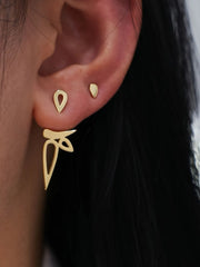 Elegant Style 1 Pair Copper Stud Earrings