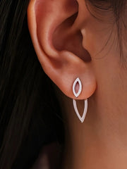 Elegant Style 1 Pair Copper Stud Earrings