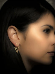 Elegant Style 1 Pair Copper Stud Earrings