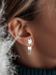 Elegant Style 1 Pair Copper Stud Earrings