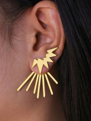 Elegant Style 1 Pair Copper Stud Earrings