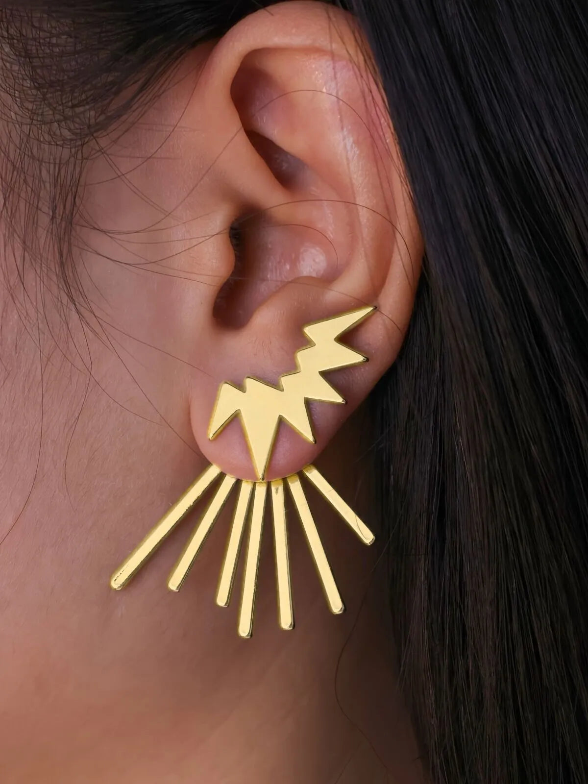 Elegant Style 1 Pair Copper Stud Earrings