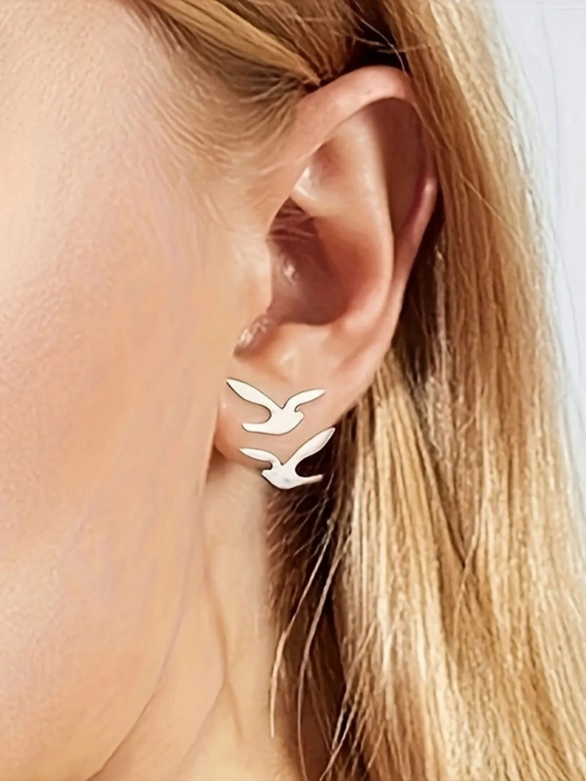 Elegant Style 1 Pair Copper Stud Earrings