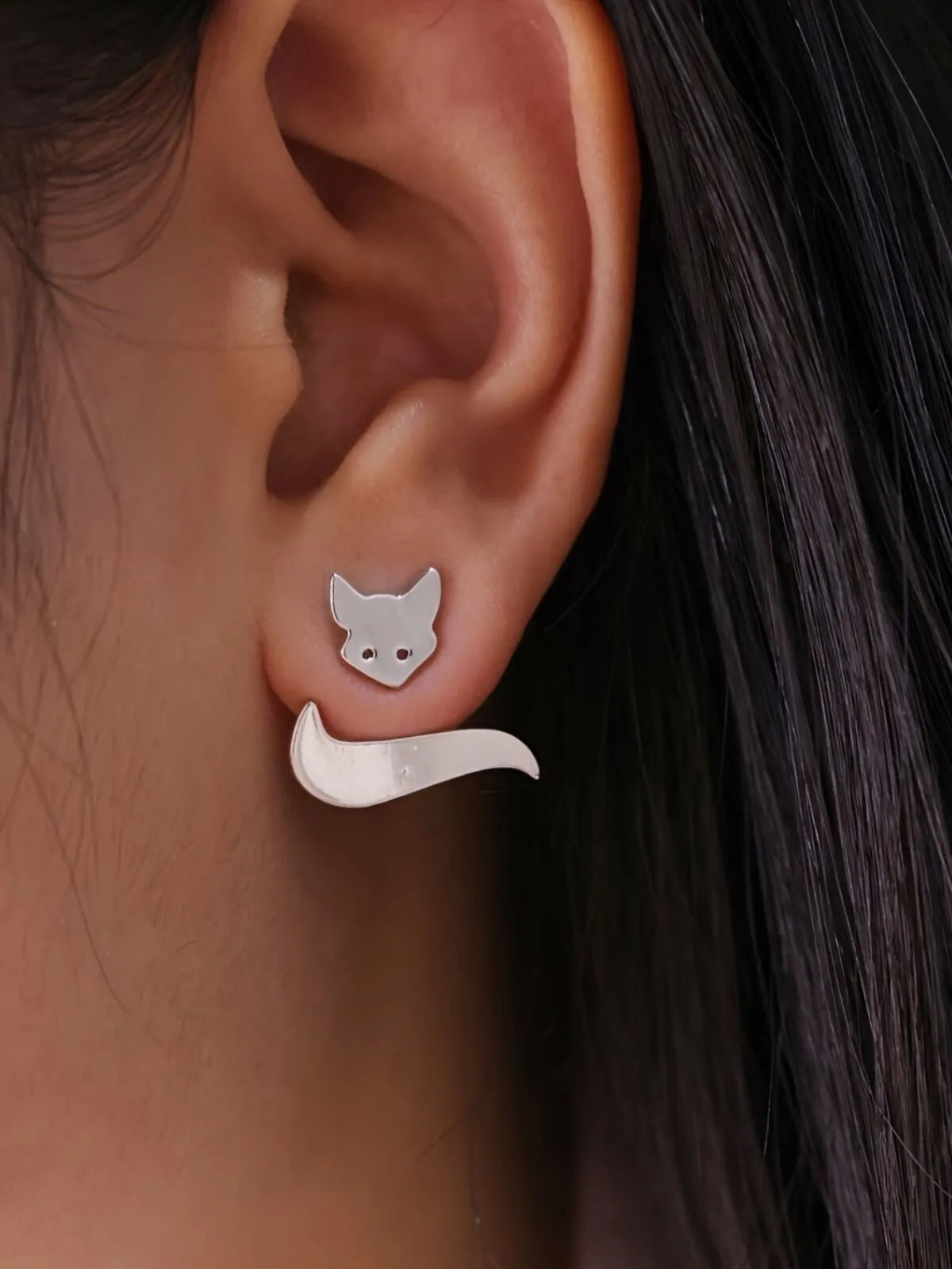 Elegant Style 1 Pair Copper Stud Earrings