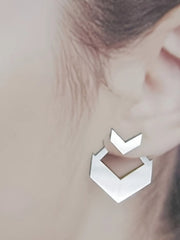 Elegant Style 1 Pair Copper Stud Earrings