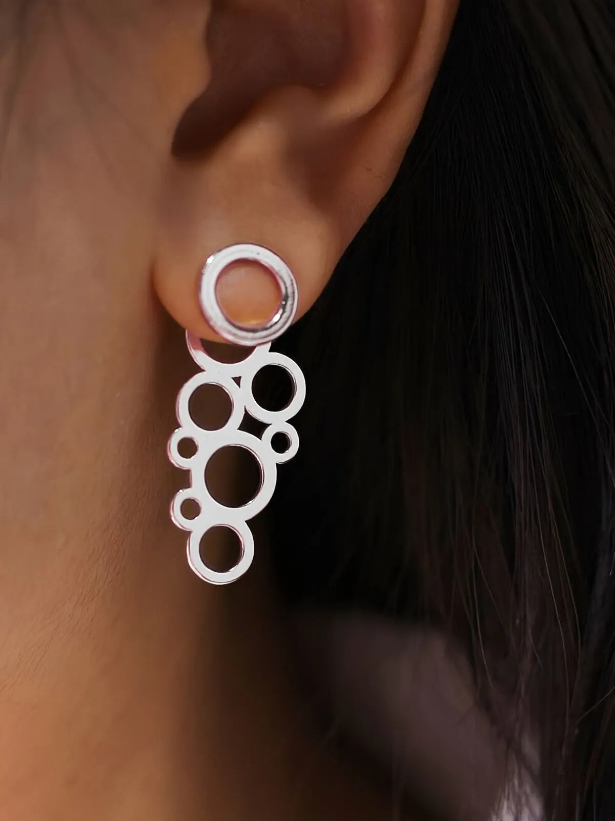 Elegant Style 1 Pair Copper Stud Earrings