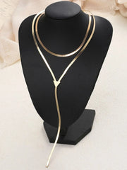Elegant Style 1pc Geometric Zinc Alloy Necklace